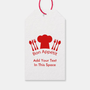 Étiquettes-cadeau Amour pour faire cuire la fève Appetit de
