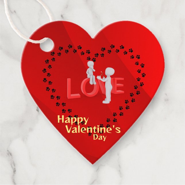 Étiquettes Cadeau Amoureux de les chats (Devant)