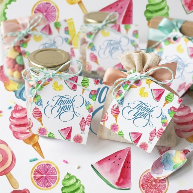 Étiquettes Cadeau amusement au soleil (Créateur téléchargé)