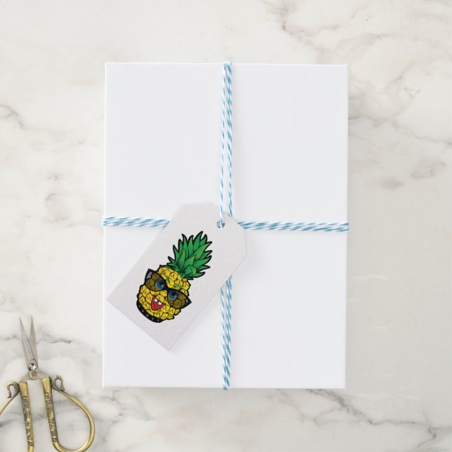 Étiquettes-cadeau Ananas fou (With Twine)