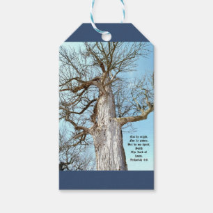 Étiquettes-cadeau Ancien Ash Zacharie 4:6