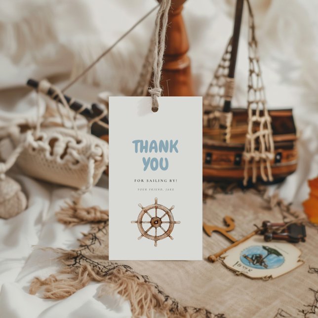 Étiquettes-cadeau Anniversaire Charmeur sur le Thème Marin (Créateur téléchargé)