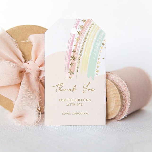 Étiquettes-cadeau Anniversaire de Cloud Nine Rainbow (Créateur téléchargé)