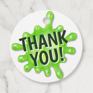 Étiquettes Cadeau Anniversaire de la fête des Slime