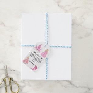Étiquettes-cadeau Anniversaire de la princesse