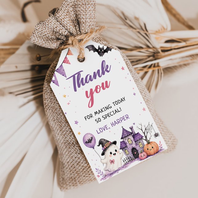 Étiquettes-cadeau Anniversaire Halloween  (Créateur téléchargé)