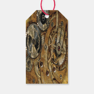 Étiquettes-cadeau Antiquité Cuivre Steampunk