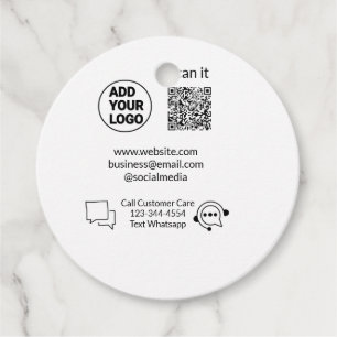 Étiquettes Cadeau Appeler le texte du service client whatsapp Q R co