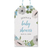 Aquarelle Anémones Florales | BABY SHOWER
