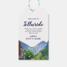 Aquarelle Bienvenue chez Telluride Mariage Bienven