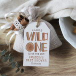 Étiquettes-cadeau Aquarelle Bois rustique sauvage Un Baby shower<br><div class="desc">Aquarelle unique bois rustique sauvage un baby shower merci étiquettes cadeaux</div>