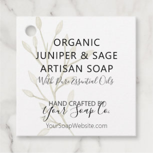 Étiquettes Cadeau Aquarelle Botanique Moderne Minimale Tags de suspe