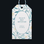 Étiquettes-cadeau Aquarelle Botanique Star de David Bar Bat mitzvah<br><div class="desc">Balise cadeau parfait pour les faveurs de fête à un bat mitzvah, bar mitzvah ou autre célébration juive! L'aquarelle faite à la main pour vous à l'avant et à l'arrière! ENTIÈREMENT PERSONNALISABLE ! Cliquez sur "Personnaliser" ci-dessus pour modifier le texte. Cliquez sur "modifier à l'aide de l'outil de conception" pour...</div>