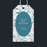 Étiquettes-cadeau Aquarelle Botanique Star de David Bar Bat mitzvah<br><div class="desc">Balise cadeau parfait pour les faveurs de fête à un bat mitzvah, bar mitzvah ou autre célébration juive! L'aquarelle faite à la main pour vous à l'avant et à l'arrière! ENTIÈREMENT PERSONNALISABLE ! Cliquez sur "Personnaliser" ci-dessus pour modifier le texte. Cliquez sur "modifier à l'aide de l'outil de conception" pour...</div>