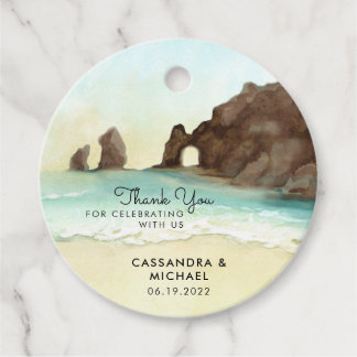 Étiquettes Cadeau Aquarelle Cabo San Lucas Mexique