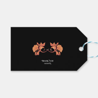 Étiquettes-cadeau Aquarelle d'automne Art nouveau Mariage