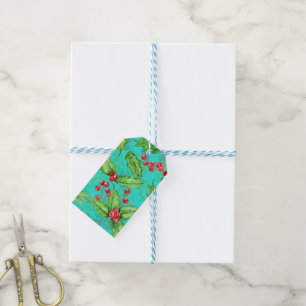 Étiquettes-cadeau Aquarelle de baie vitrée