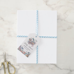 Étiquettes-cadeau Aquarelle Fairy Bébé Poussette