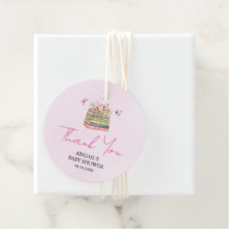 Étiquettes Cadeau Aquarelle Nouveau Chapitre Commence la douche bébé