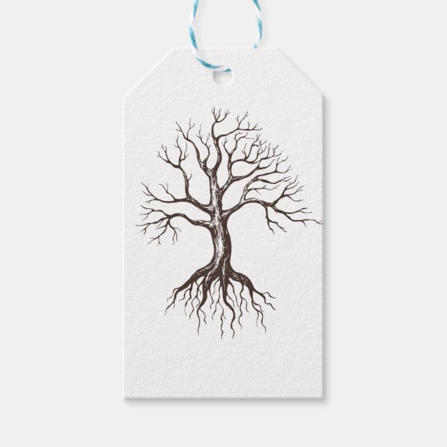 Étiquettes-cadeau Arbre (Devant)