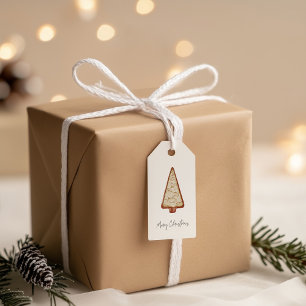Étiquettes-cadeau Arbre à cookies de Noël