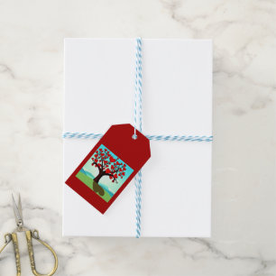 Étiquettes-cadeau Arbre d’amour - tree of love