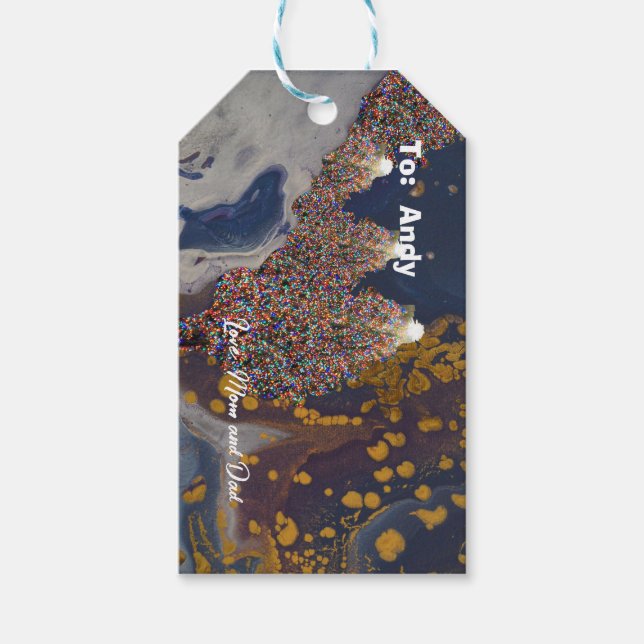 Étiquettes-cadeau Arbre de Noël (Devant)