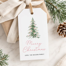 Arbre de Noël aquarelle Boho joyeux Noël