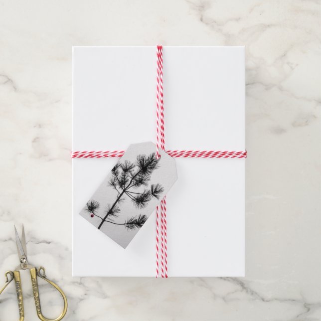 Étiquettes-cadeau Arbre de Noël Brown Charlie (Avec de la ficelle)