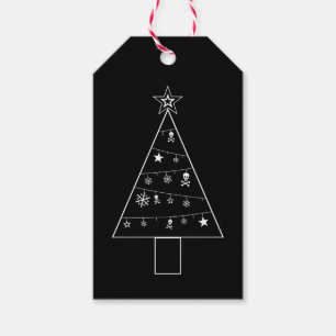 Étiquettes-cadeau Arbre de Noël de SORT MALHEUREUX