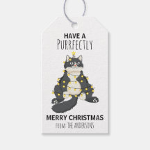 Arbre de Noël Festif et Drôle pour Chat, Dessin An