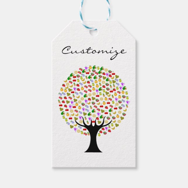 Étiquettes-cadeau Arbre multifruit Thunder_Cove (Devant)