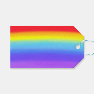 Étiquettes-cadeau Arc-en-ciel brillant/pâle par Rising Dove Beaux Ar