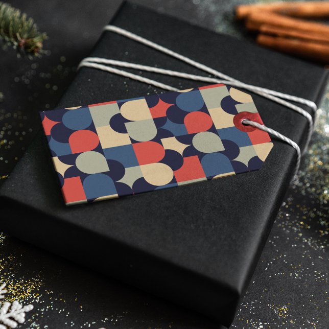 Étiquettes-cadeau Art minimal vintage (Créateur téléchargé)