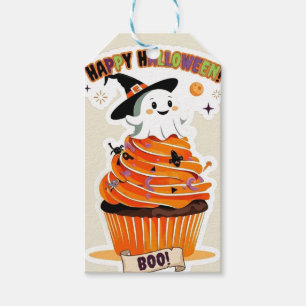 Étiquettes-cadeau Aussi mignon que Boo Mignons cupcakes d'Halloween