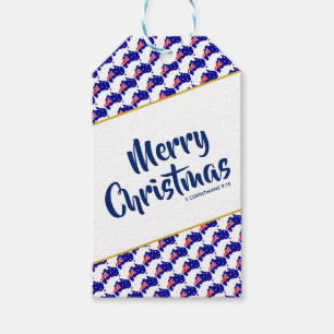 Étiquettes-cadeau AUSTRALIE Personnalisée Joyeux Noël Bible Écriture