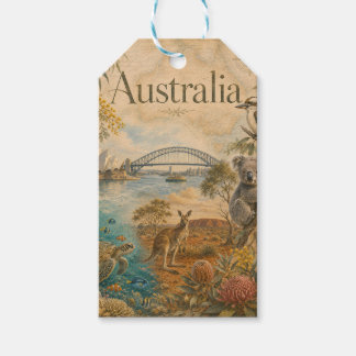 Étiquettes-cadeau Australie pour les amoureux de l'Australie
