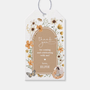 Étiquettes-cadeau Automne Fée Fleur sauvage Fée Fête d'anniversaire 