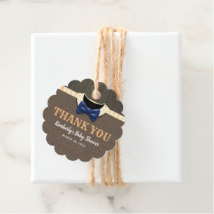 Étiquettes Cadeau Automne Rustique Baby shower Merci Favoriser les é