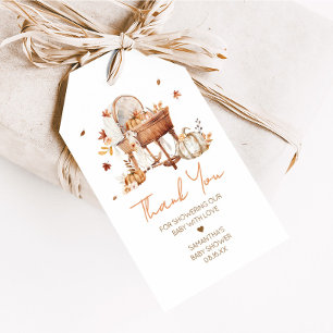 Étiquettes-cadeau Automne Tomber dans l'amour Baby shower Favoriser