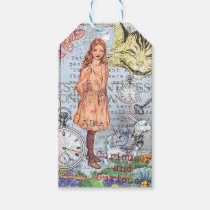 Étiquettes-cadeau Aventures d'Alice au pays des merveilles Classic R