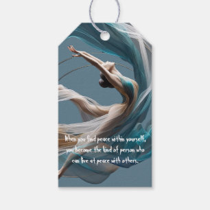 Étiquettes-cadeau Avion Air Yoga Instructeur Pilates Fitness