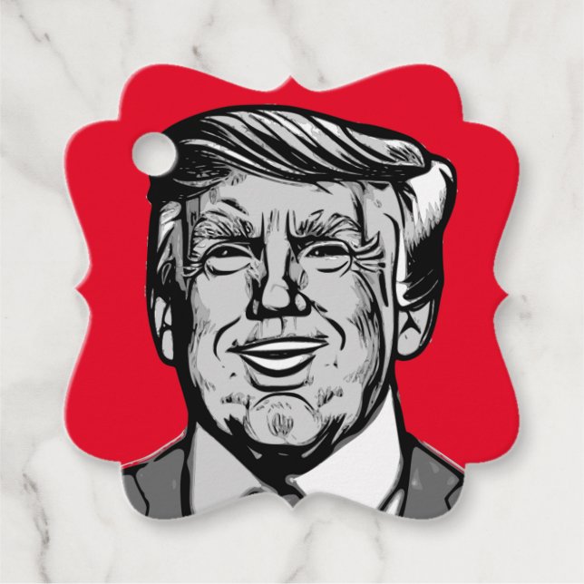 Étiquettes Cadeau awesoma, donald, trump, donald trump, président, p (Devant)