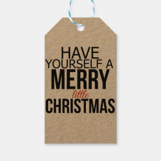 Étiquettes-cadeau Ayez un joyeux petit Noël | Tags