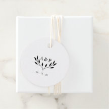 B et W | Simple moderne Merci Mariage cadeau