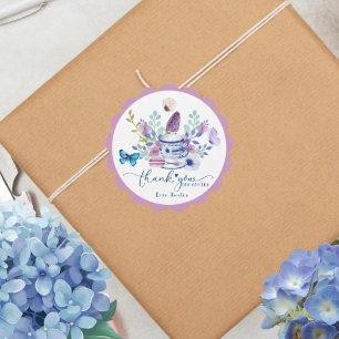 Étiquettes Cadeau Baby prépare le Baby shower de fête du thé Merci