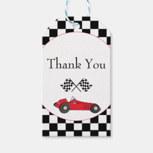 Étiquettes-cadeau Baby shower automobile