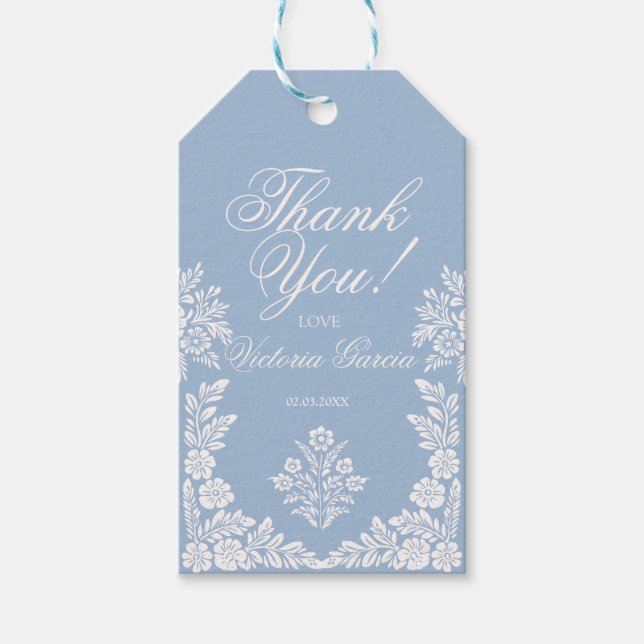 Étiquettes-cadeau Baby shower Cielito Lindo (Devant)