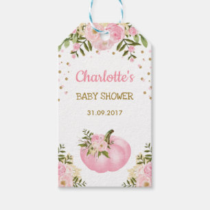 Étiquettes-cadeau Baby shower citrouille Favoriser Tag Automne Autom