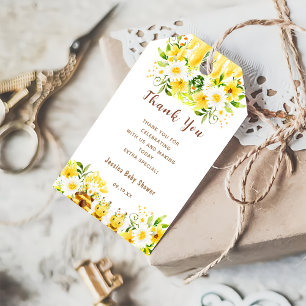 Étiquettes-cadeau Baby shower d'abeilles miel